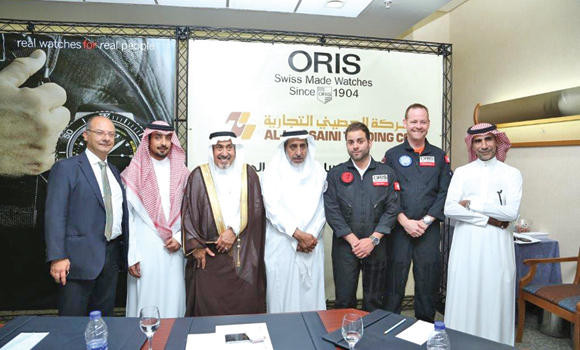 Oris pilots team showcases new collection in Baselworld Arab News