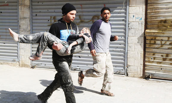 Syrian air raid near school kills 4 children