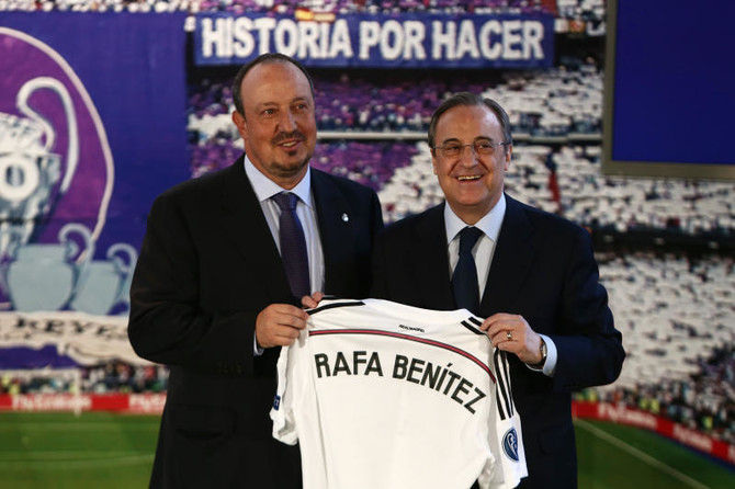 Emotional Benitez named Real Madrid coach