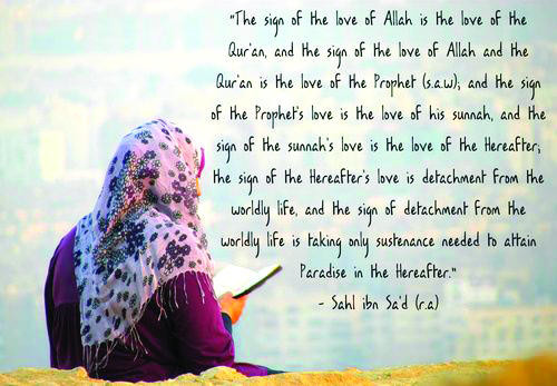 Qur’an sets out basis of love