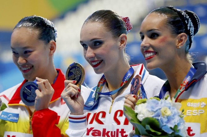 Russia’s Ishchenko wins solo synchro gold at worlds