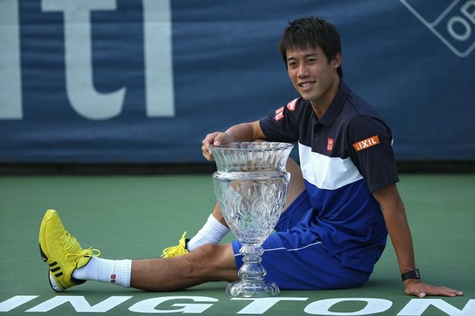 Nishikori downs Isner to take Washington title