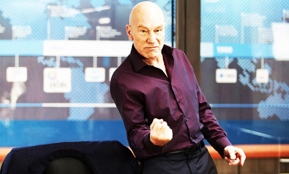 Patrick Stewart flexes his comedy muscle in ‘Blunt Talk’