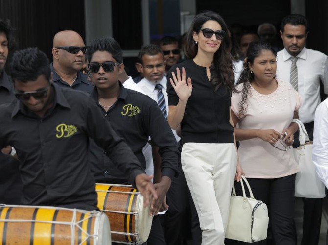 Amal Clooney flies to Maldives to defend Nasheed