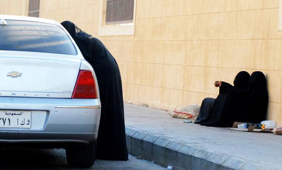 Beggars found all year round in Riyadh