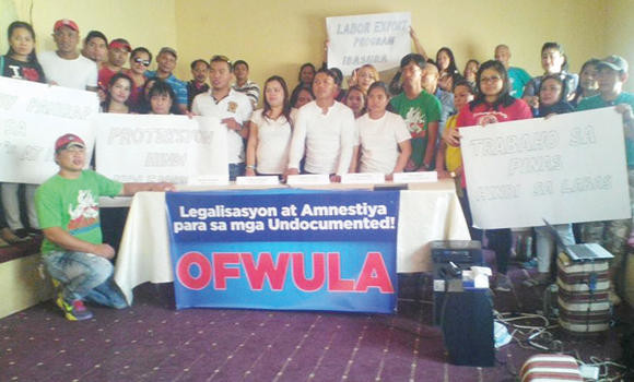 Amnesty sought for group of undocumented OFWs