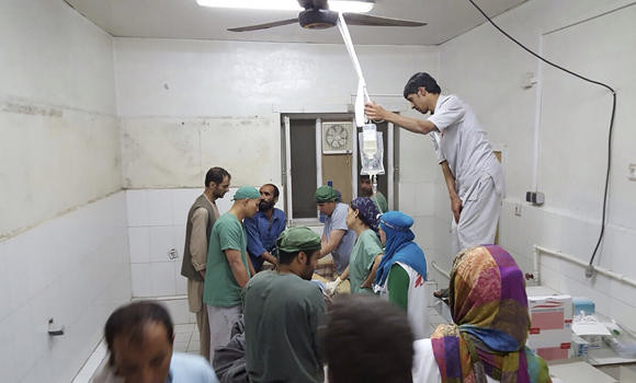 US air strike on Afghan hospital kills 9