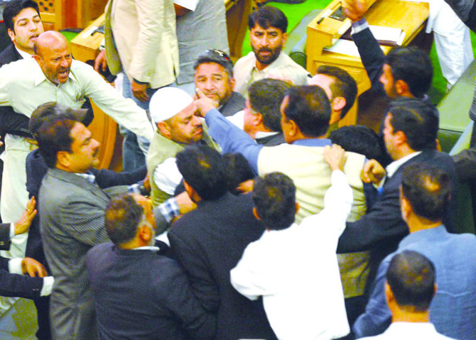 Beef party: Lawmakers beat Muslim colleague in Kashmir