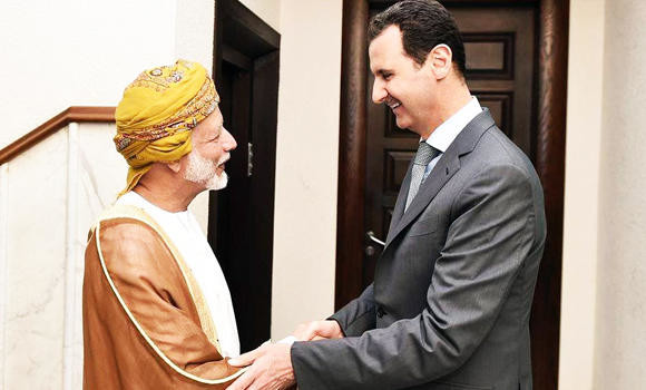 Oman’s top diplomat meets Assad in rare Syria visit