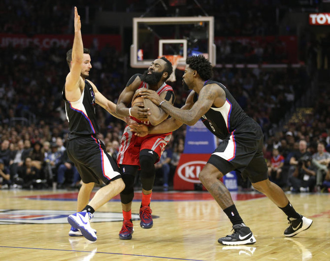 Harden Crosses 40 Again As Rockets Win At Clippers | Arab News