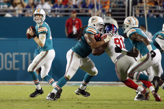 Beckham’s Two Touchdowns Guide Giants Past Dolphins | Arab News