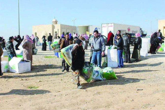 Kingdom gives over 5,000 blankets to Syrian refugees