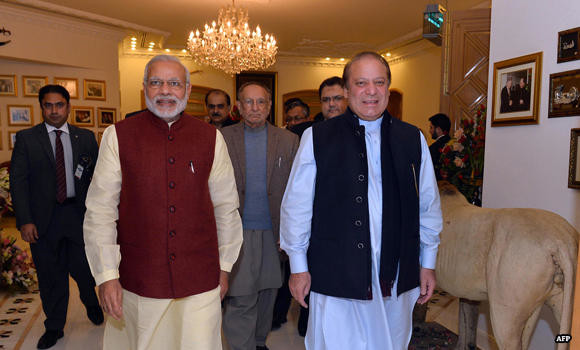 India’s Modi arrives in Pakistan on first visit as premier