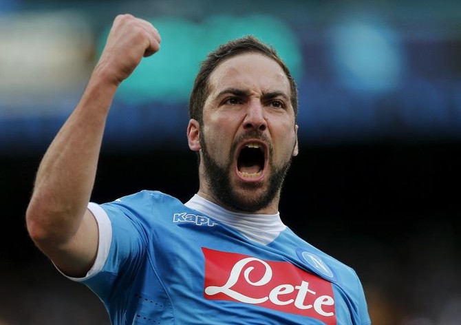 Higuain Hits 24th Goal As Napoli Juve Pull Away Arab News