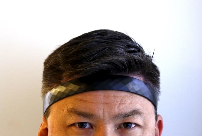 Prototype headband to track athletes suffering concussion