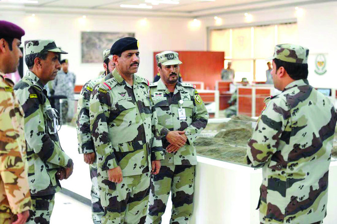 Saudi Emergency forces commander inspects tactical training exercise