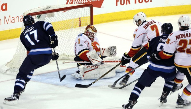 Flames shutout Jets; Senators defeat Avalanche