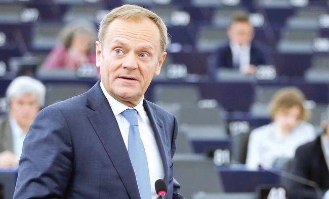 EU ‘will not be intimidated by threats’ on Brexit: Tusk