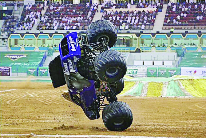 Monster Jam lives up to its hype; drawing at least 30,000 in Saudi capital