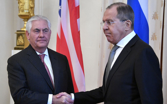 Tillerson meets Lavrov after war of words over Syria | Arab News