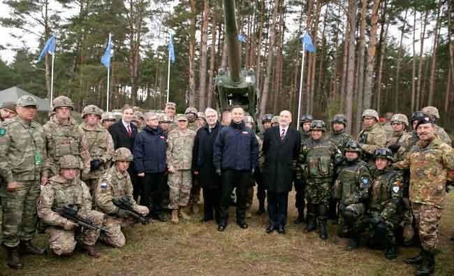 Poland’s president hails ‘historic’ NATO battalion launch