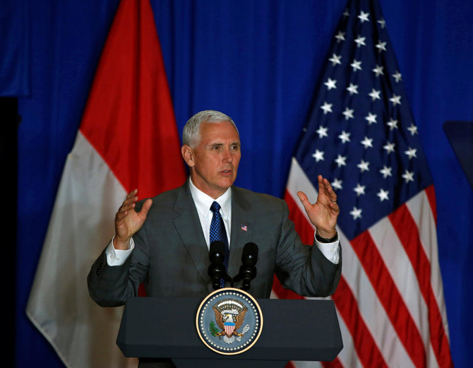 Pence announces $10 bn in deals on Indonesia trip