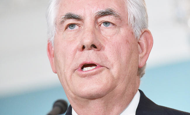 Tillerson says China asked North Korea to stop nuclear tests