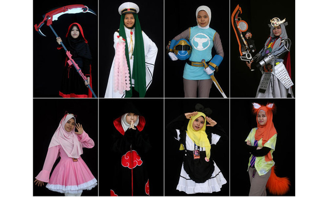 Cosplay with hijabs showcased in Malaysia Arab News