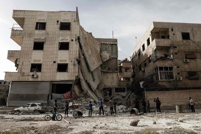 Syria regime nears total recapture of Damascus | Arab News