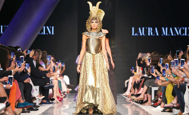 Quirky designs, ancient Egypt dominate Day 2 of Arab Fashion Week