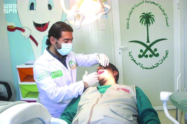 Saudi clinics treat 3,387 Syrian patients in one week