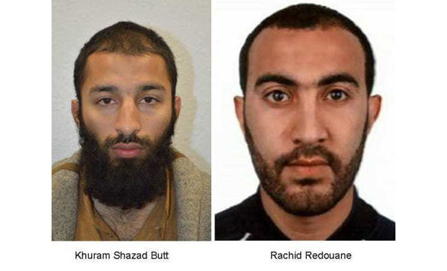 British police name two London attackers, say one previously known to them