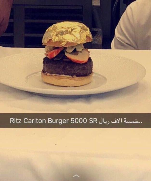 Decadent ‘Royal Burger’ sells for SR5000 at Jeddah hotel