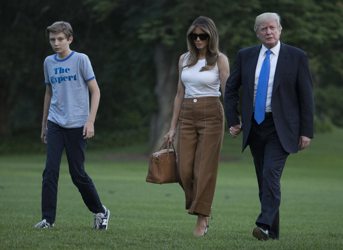 Melania Trump, son Barron move into the White House