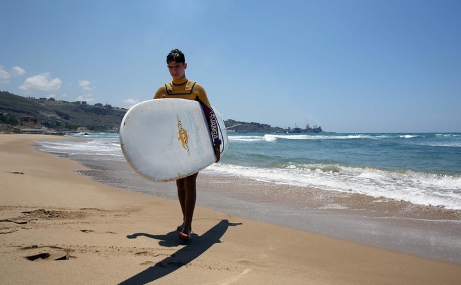 ‘Surf Syria’: a refugee in Lebanon finds a dream at sea