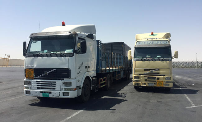 Qatar-Saudi land border deserted