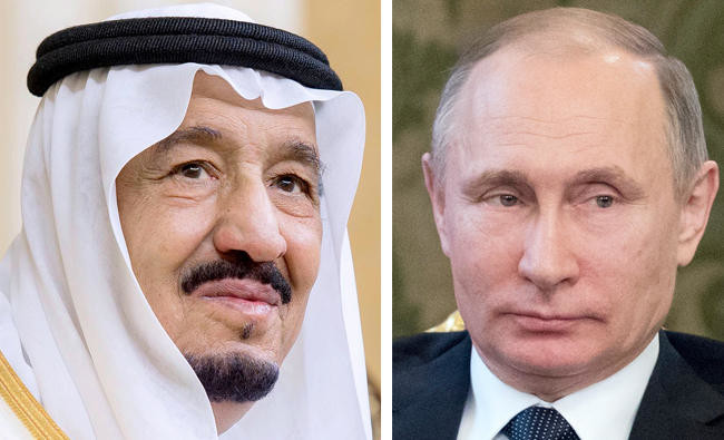 King Salman receives call from Russia’s Putin