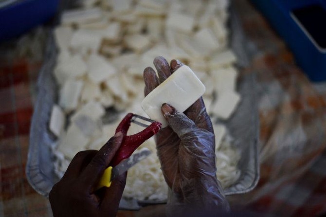 From luxury hotels to slums, Haiti puts used soap to good use