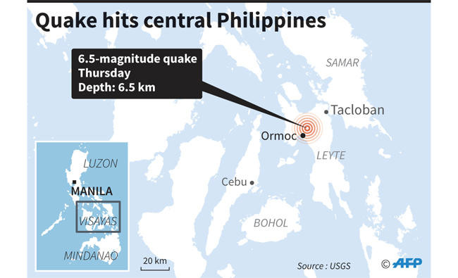 Philippine Quake Knocks Over Building, Injures Dozens | Arab News