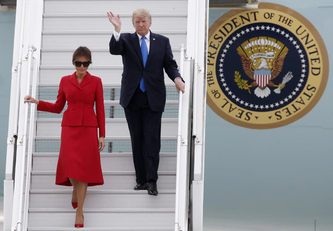 Melania Trump tours French pediatric hospital