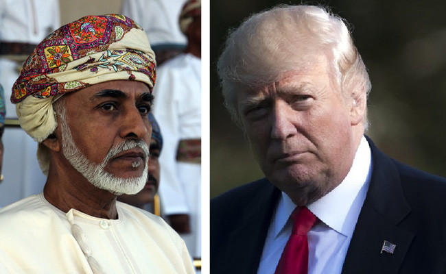 Trump asks Oman to help counter Iran’s ‘destabilizing’ activities