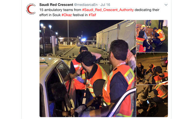 Saudi Red Crescent launches English Twitter account