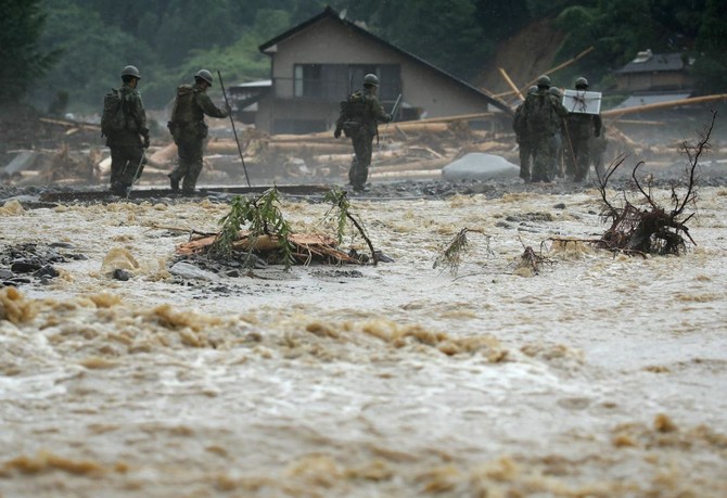 Thousands ordered to evacuate as heavy rains hit northeast Japan