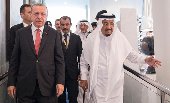 King Salman, Erdogan hold talks