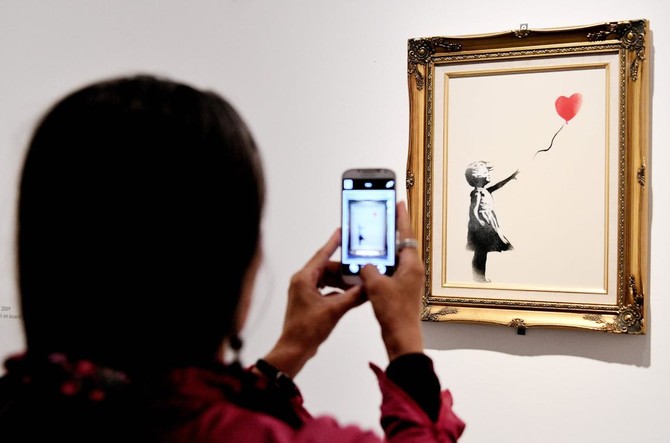 Banksy’s ‘Balloon Girl,’ used in Syria campaign, voted UK’s favorite artwork