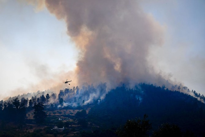 After France and Portugal, Spain battles forest fire