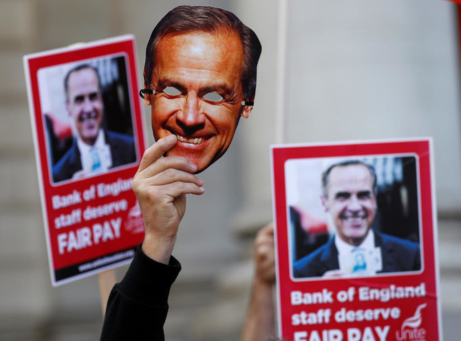 Bank of England staff strike for first time in 50 years