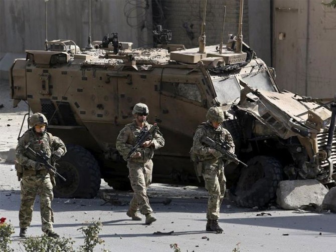 Suicide blast hits foreign troops in Afghanistan