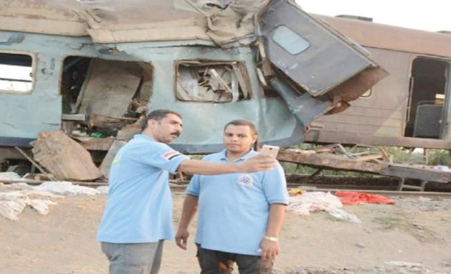 Egypt punishes train disaster ‘selfie medics’