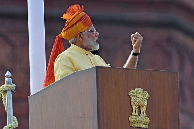 Modi says India will fight foreign threats